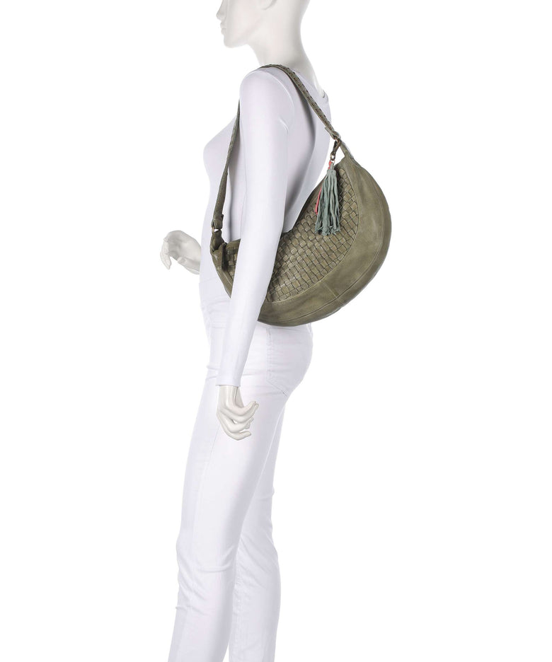 Taschendieb Wien Venusweg 8 Hobo bag green leaf