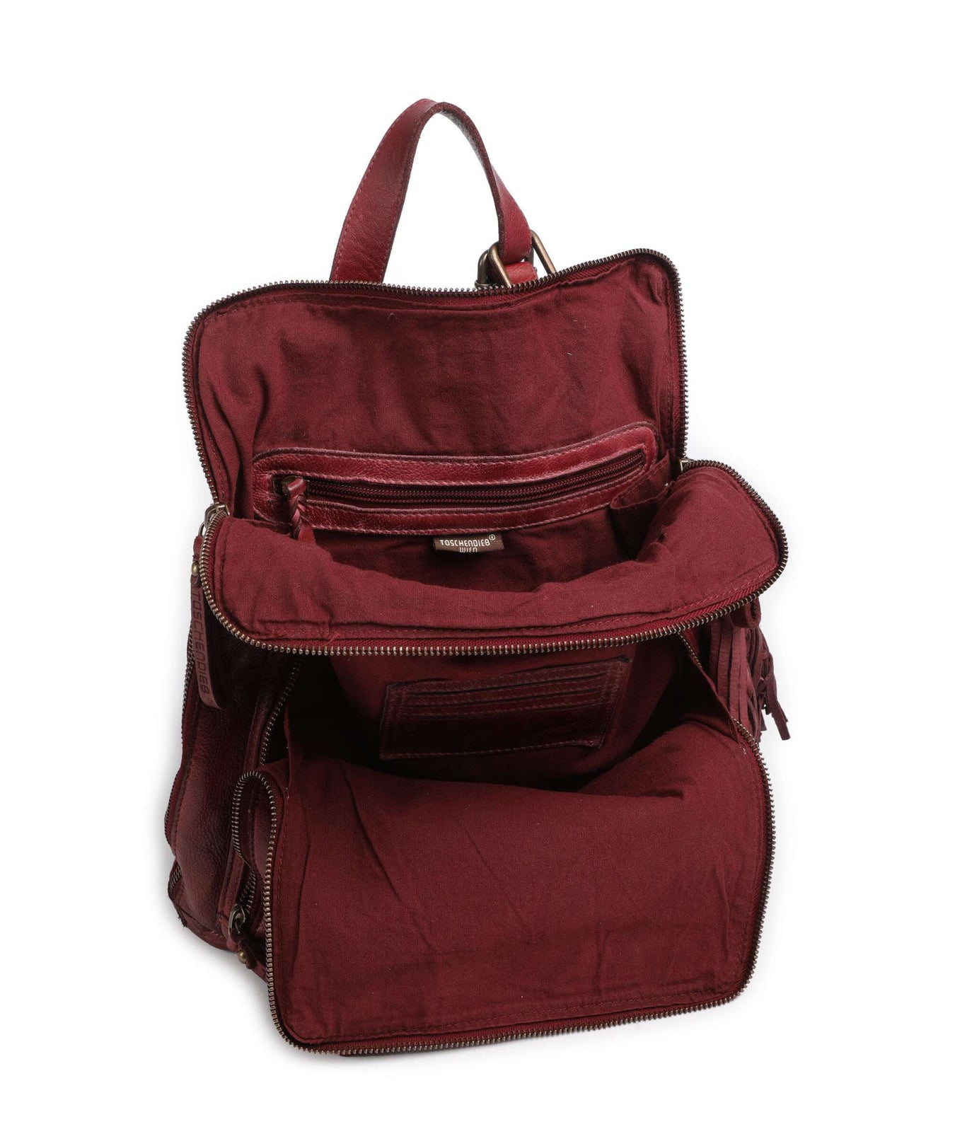 Taschendieb Wien Glücksbrücke 1 Backpack bag red burgundy