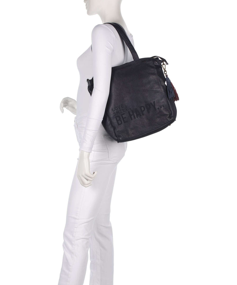 Taschendieb Wien Glücksbrücke 2 Tote bag blue sea