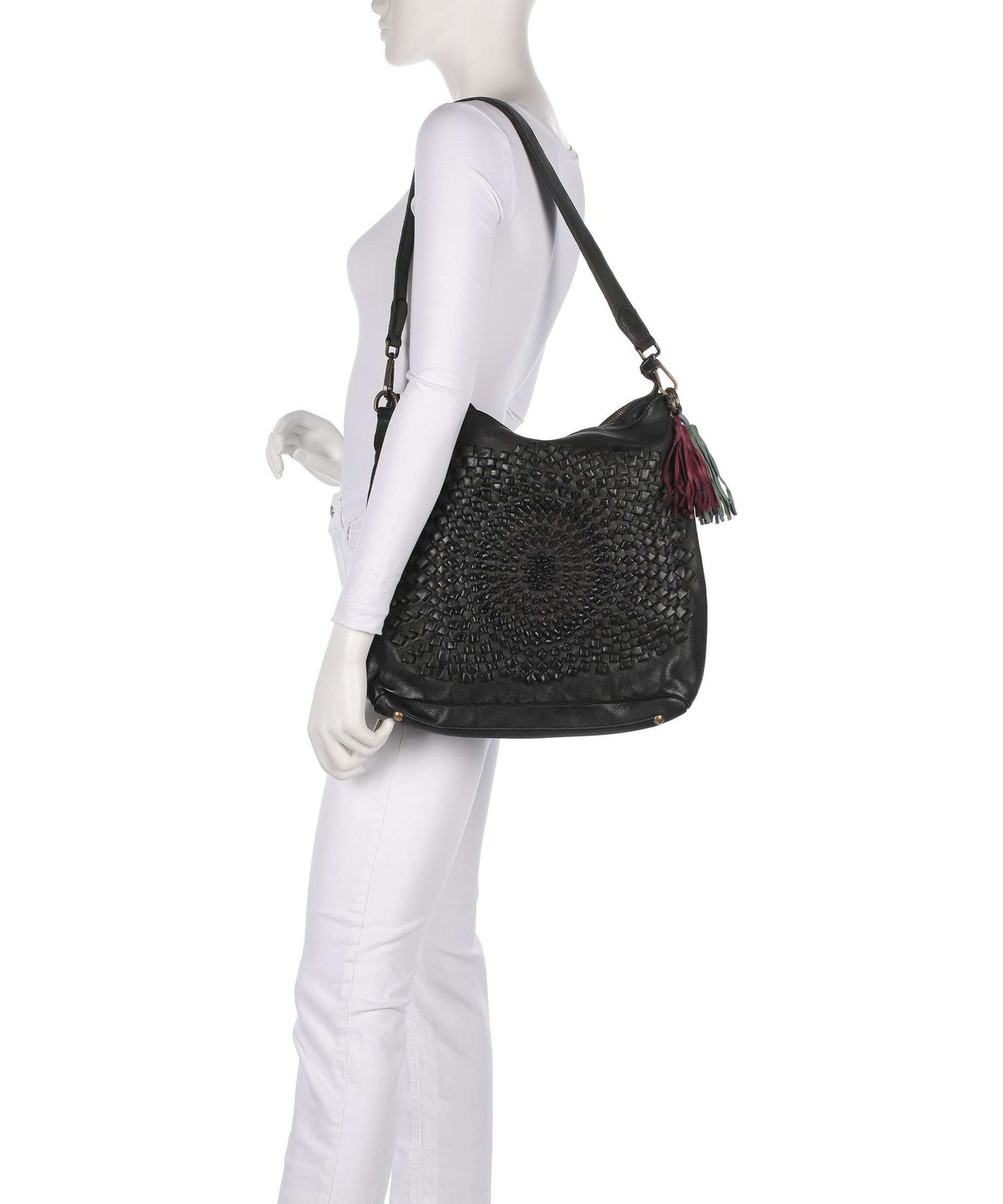 Taschendieb Wien Mondweg 3 Hobo bag green forest