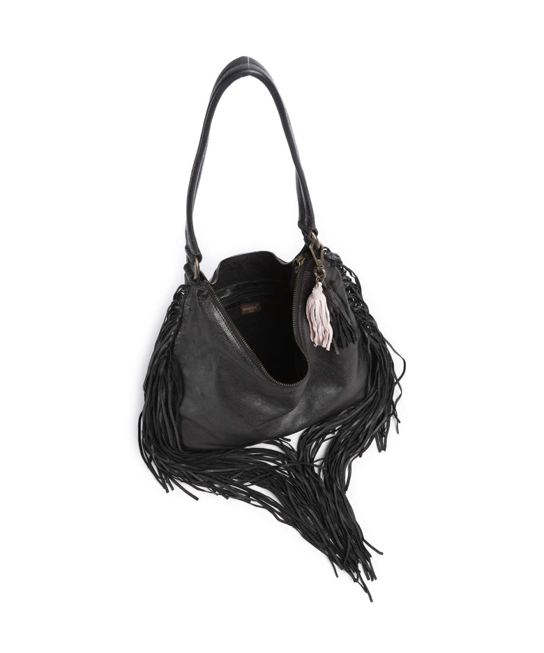 Taschendieb Wien Löwengasse 5x Hobo bag black bean