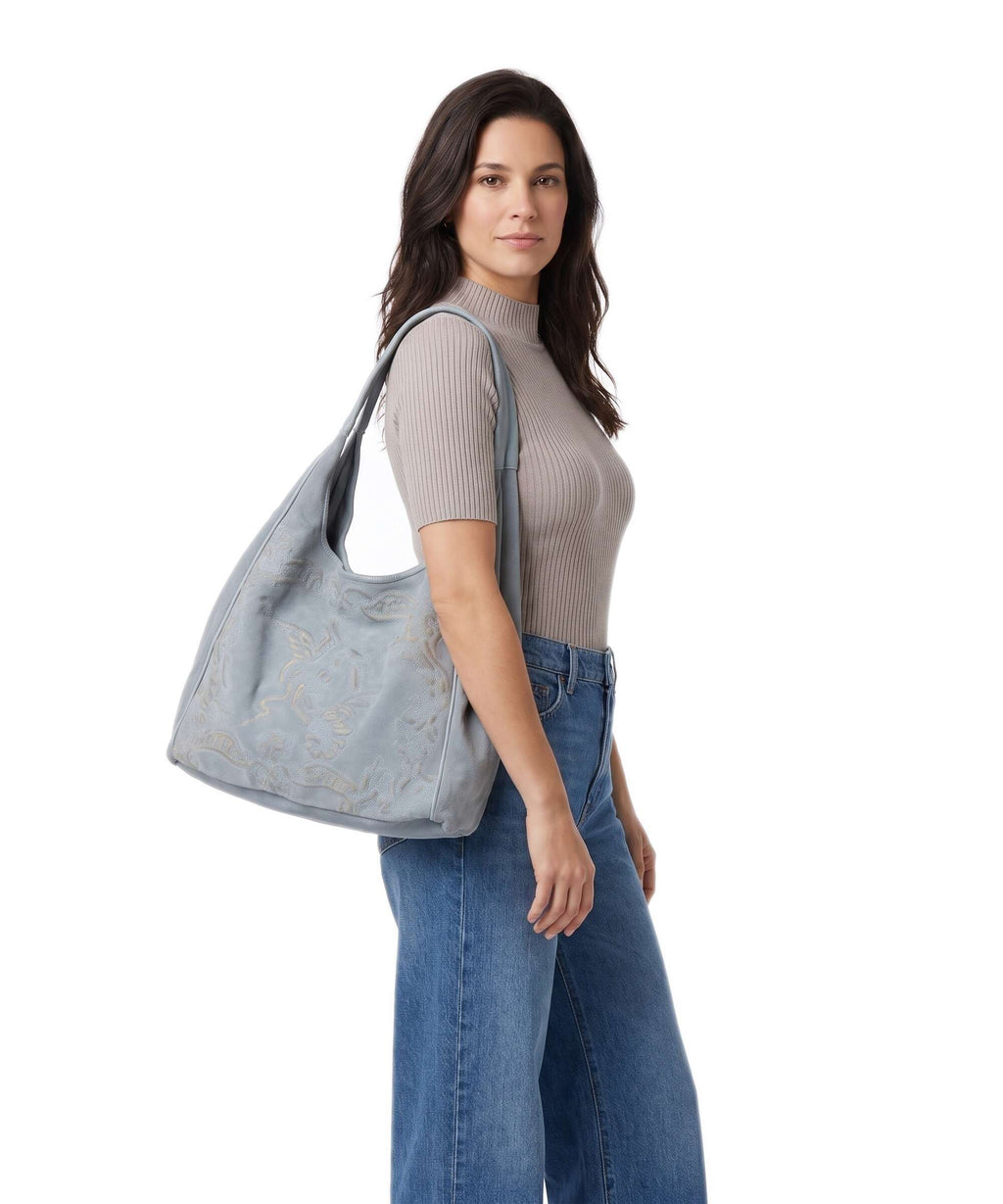 Taschendieb Wien Bäckerstrasse 3 Hobo bag ice grey