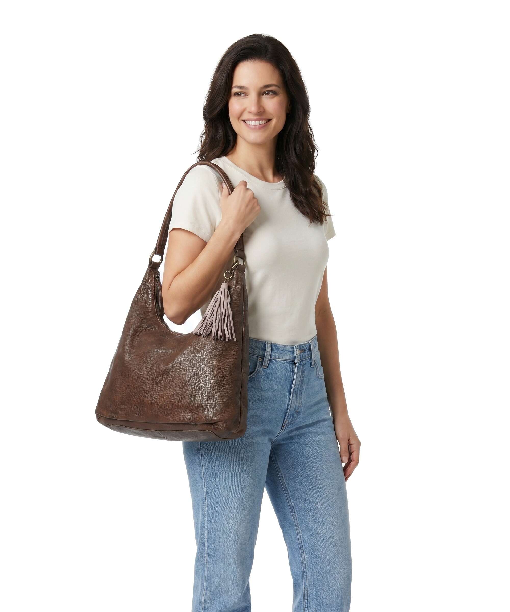 Taschendieb Wien Löwengasse 5xx Hobo bag nougat