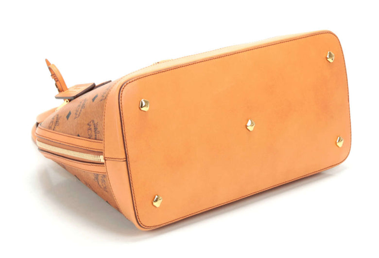 MCM Heritage M Handbag cognac