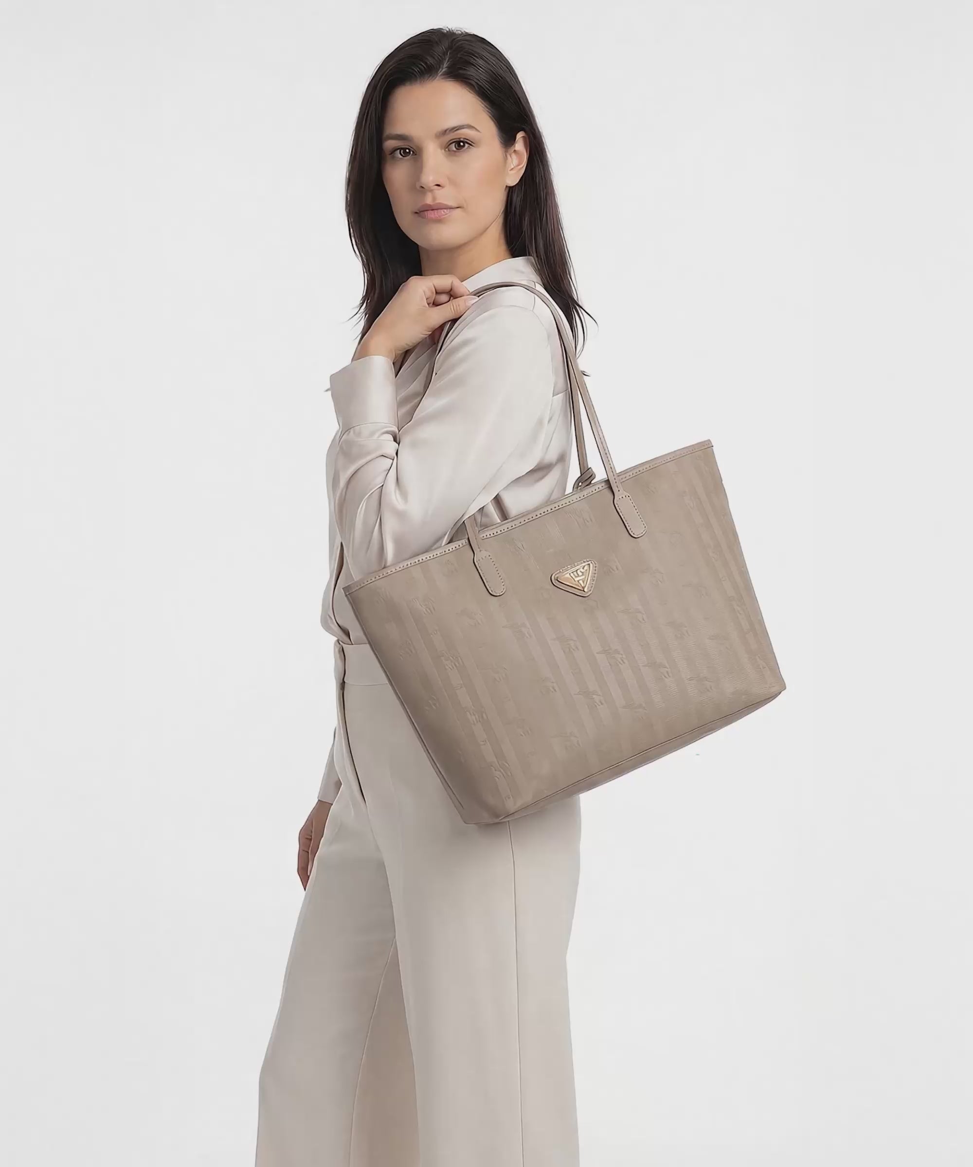 Maison Mollerus Vinerus Bern Shopper cappuccino beige